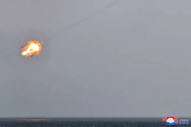 Kuzey Kore'nin en yeni uçaksavar füze sistemlerine yönelik testi (Reuters)