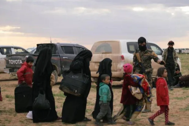 من معركة الباغوز (ا ف ب / رويترز)