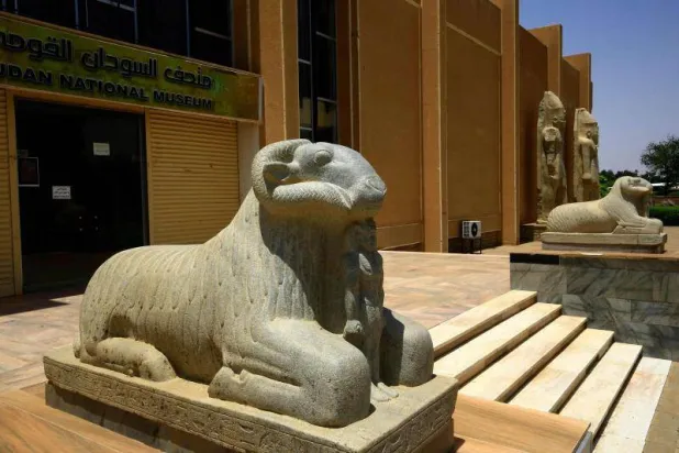 A view of the entrance of the Sudan National Museum in the capital Khartoum. (AFP file photo)