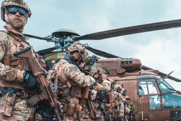 عناصر من قوات خاصة فرنسية خلال تدريب في مارس 2023 (أ.ف.ب)