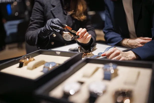 لقطة من جناح «IWC» في المعرض (ووتشرز آند ووندرز)