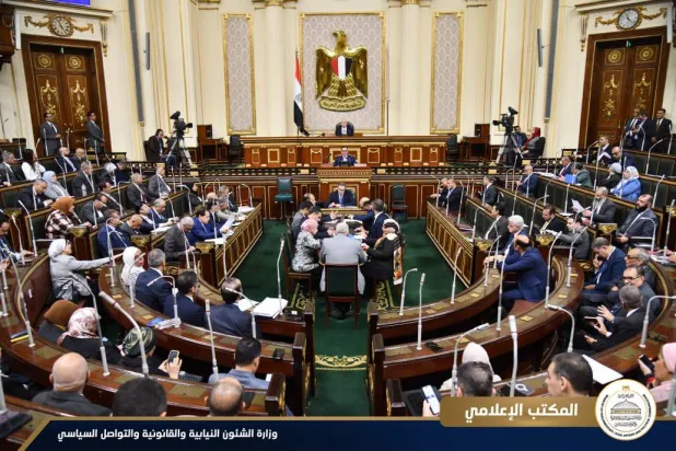 جلسة سابقة لمجلس النواب المصري (وزارة الشؤون النيابية والقانونية)