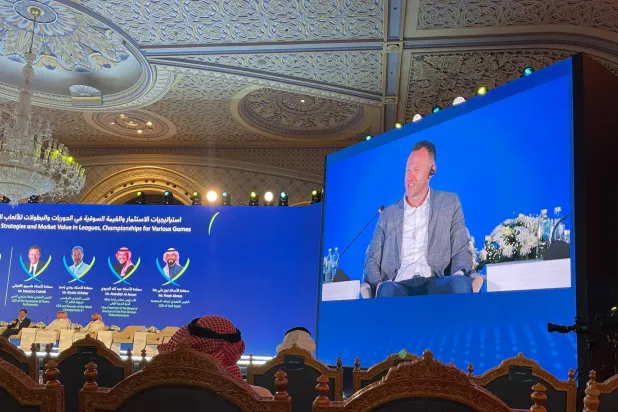 جانب من جلسات منتدى الاستثمار الرياضي (الشرق الأوسط)