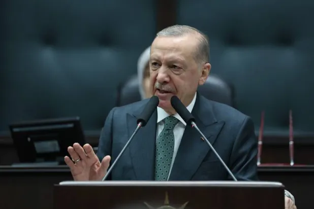 إردوغان متحدثاً أمام نواب حزبه بالبرلمان الأربعاء (الرئاسة التركية)