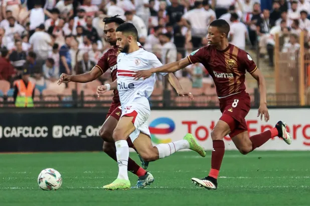 جرّد ستيلنبوش مضيفه الزمالك من اللقب بعدما أسقطه بهدف نظيف (نادي الزمالك)