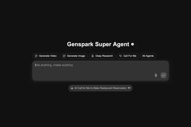 «جينسبارك» منصة ذكاء اصطناعي تقدم وكلاء أذكياء للبحث وإنشاء المحتوى وتنفيذ المهام وإجراء المكالمات نيابة عنك عبر ميزة «اتصل من أجلي» (جينسبارك)