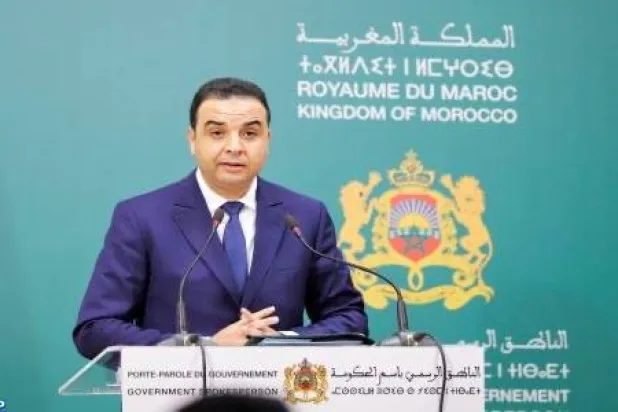 الناطق باسم الحكومة المغربية مصطفى بايتاس (الشرق الأوسط)