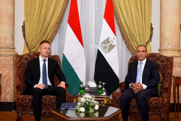 محادثات وزير الخارجية المصري مع نظيره المجري الخميس في القاهرة قبل توجهه إلى تركيا (الخارجية المصرية)