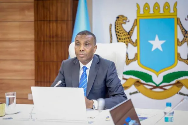 رئيس الوزراء الصومالي حمزة عبدي بري (وكالة الأنباء الصومالية)