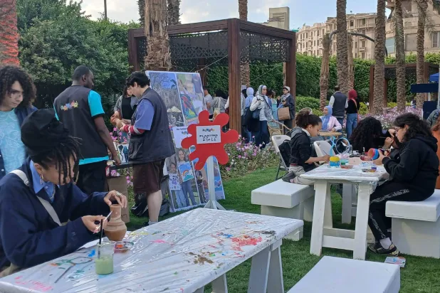 تلوين وأنشطة فنية في الهواء الطلق (الشرق الأوسط)