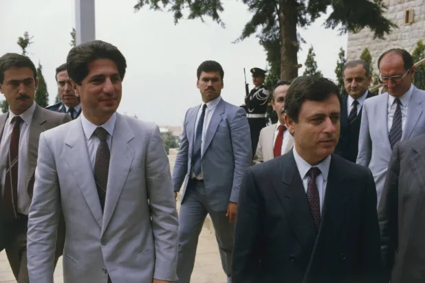 Relations between Gemayel and Khaddam were highly tense (Getty)