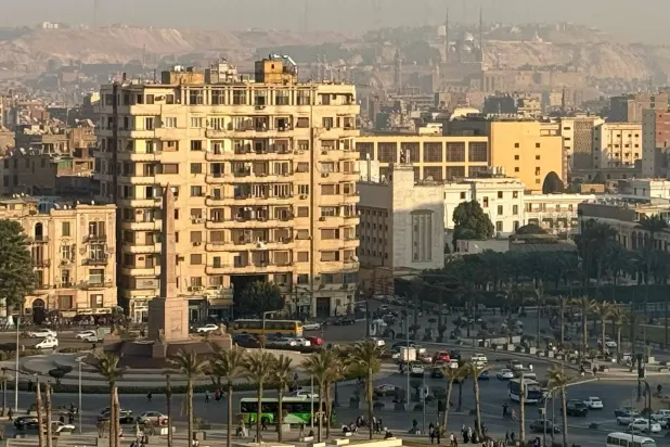 بنايات في وسط العاصمة المصرية القاهرة (الشرق الأوسط)