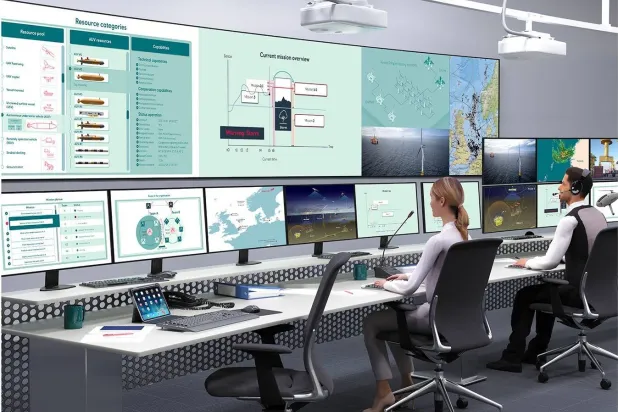 نظم الاشراف على الروبوتات التعاونية البحرية (شركة إكوينور للطاقة في النرويج)