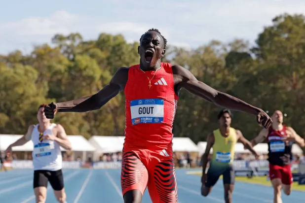 جاوت جاوت في بطولة أستراليا لألعاب القوى (رويترز)