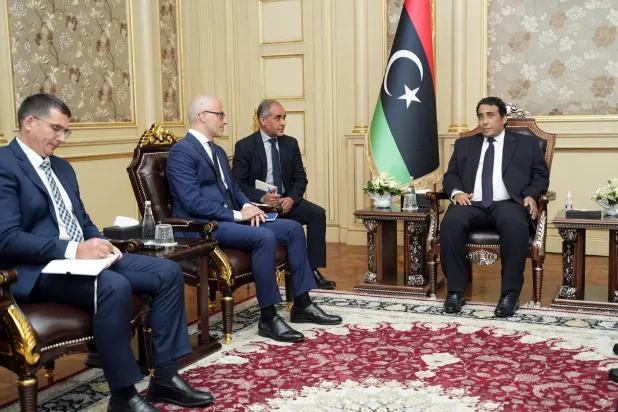 اجتماع المنفي مع أورلاندو (المجلس الرئاسي الليبي)