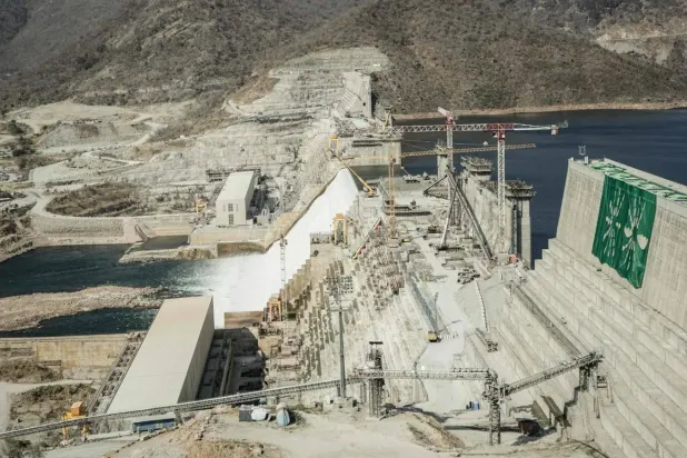 سد النهضة الإثيوبي (أ.ف.ب)