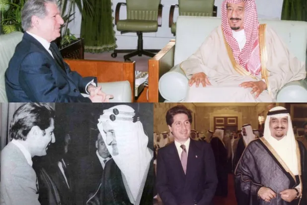 Gemayel maintained good relations with Saudi leaders from the era of King Faisal to that of King Salman. (Courtesy of Amine Gemayel) 