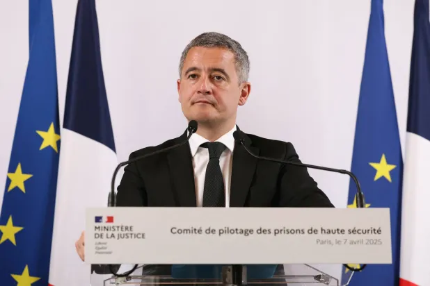 وزير العدل الفرنسي جيرالد دارمانان (أ.ف.ب)