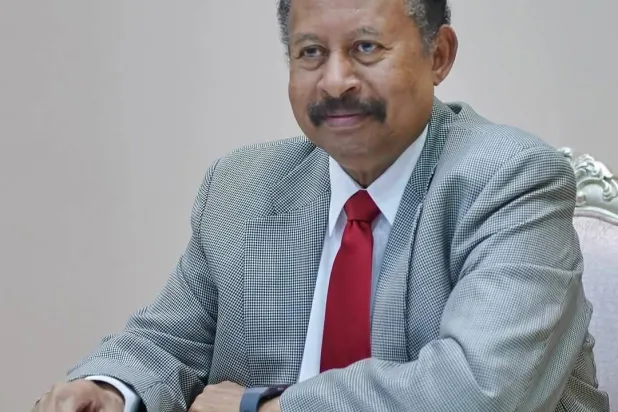 رئيس الوزراء السابق عبد الله حمدوك (موقع «صمود» على فيسبوك)