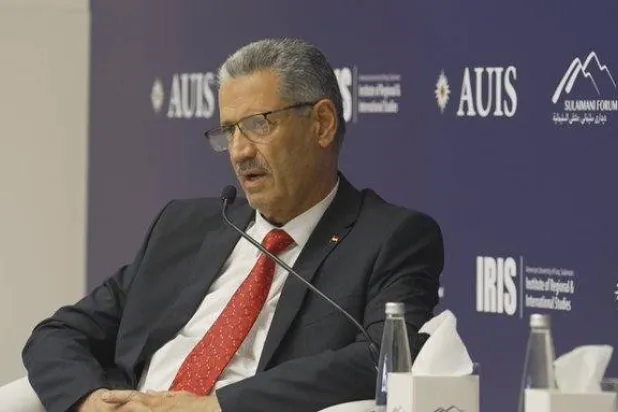 وزير النفط العراقي حيان عبد الغني خلال حديثه في مناسبة محلية (منصة إكس)