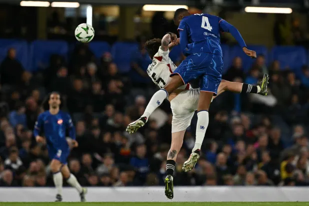 من المباراة التي جمعت تشيلسي وليغيا وارسو (أ.ف.ب)