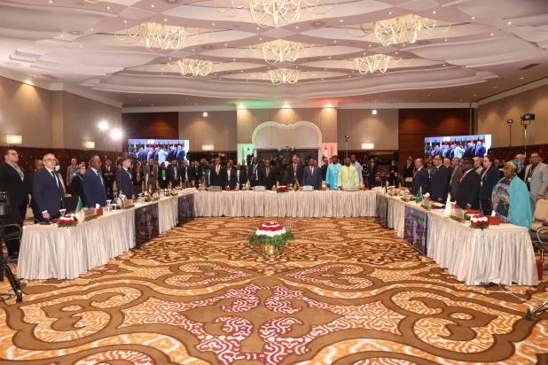 جانب من أشغال الاجتماع الأفريقي حول مكافحة الأخبار الكاذبة (وزارة الاتصال الجزائرية)