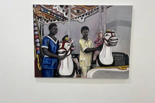 الطفولة تبرز في لوحات معرض «في الطريق إلى البيت» (الشرق الأوسط)