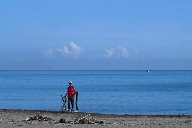 لم يصدر بعد أيّ إنذار من موجات تسونامي جراء الزلزال (أرشيفية - أ.ف.ب)