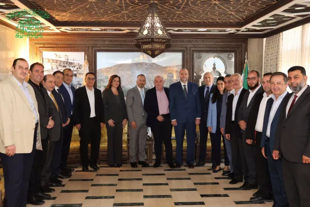 أعضاء غرفة تجارة دمشق (الشرق الأوسط)