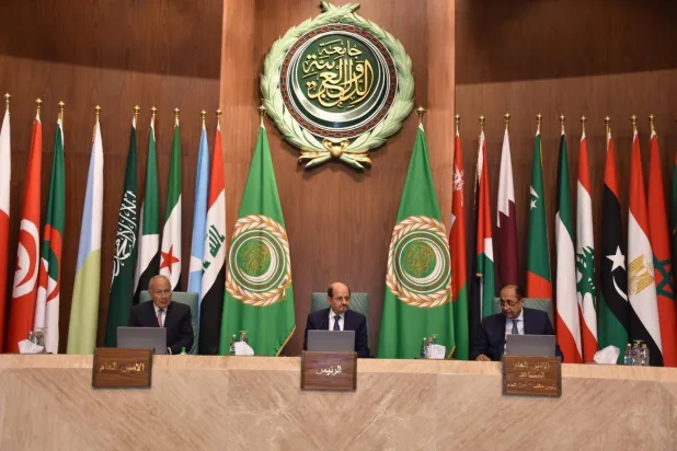 جانب من اجتماع وزراء الخارجية العرب في القاهرة الأربعاء (الجامعة العربية)