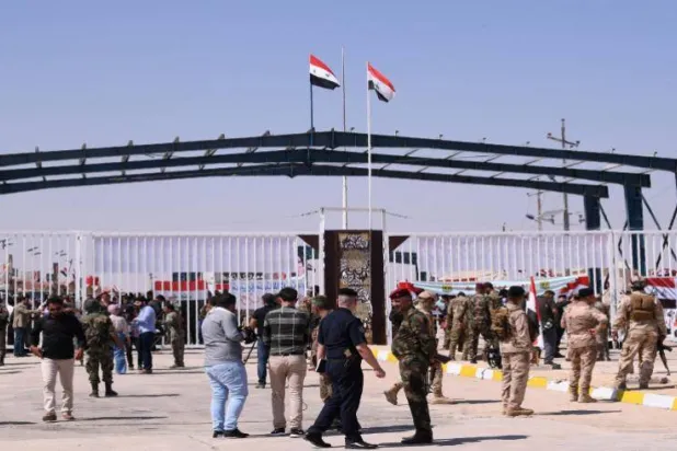 معبر البوكمال على الحدود السورية - العراقية (آ ف ب)