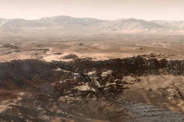 تضاريس تختلف جذرياً عن المشهد القاحل (ناسا)