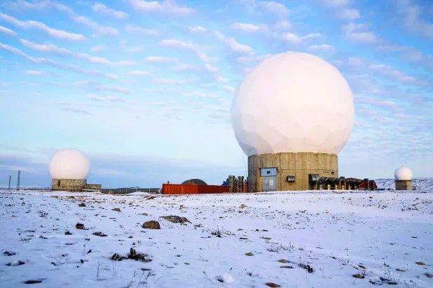 قاعدة بيتوفيك الأميركية في شمال غرينلاند (أ.ف.ب)