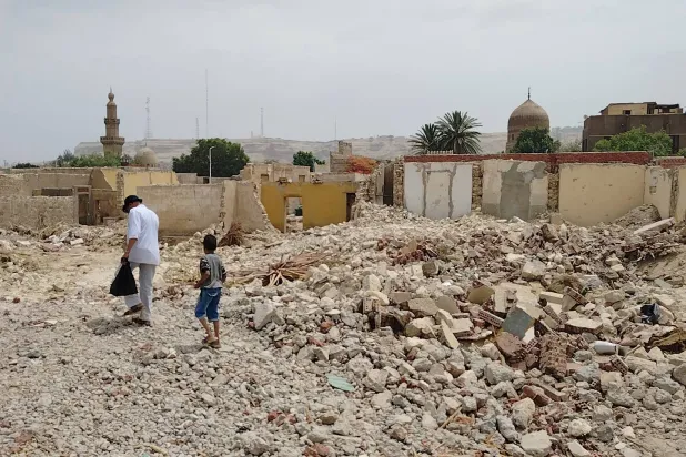 منطقة الإمام الشافعي بعد هدم مقابر بها (تصوير: عبد الفتاح فرج)