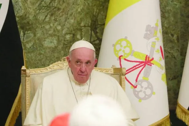 البابا في العراق (أ.ب)