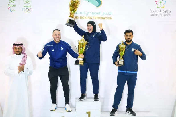 شهدت البطولة تنافساً قوياً ومستوى عالياً بين اللاعبات (الاتحاد السعودي للملاكمة)