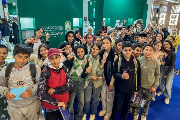 وفود من المدارس المغربية تزور المعرض