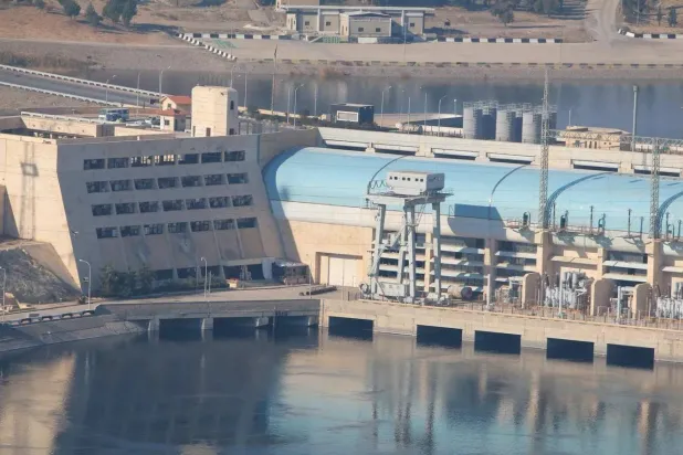 حكومة دمشق بدأت أعمال صيانة لسد تشرين (أرشيفية)