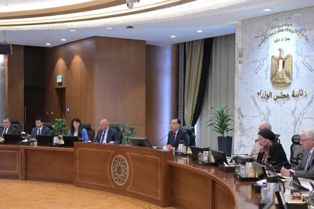 رئيس الوزراء المصري خلال اجتماع الحكومة الأسبوعي (رئاسة مجلس الوزراء المصري)