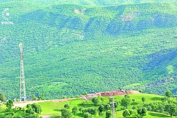 نقطة حراسة تابعة لقوات «البيشمركة» الكردية في بلدة العمادية شمال إقليم كردستان (شبكة روداو)