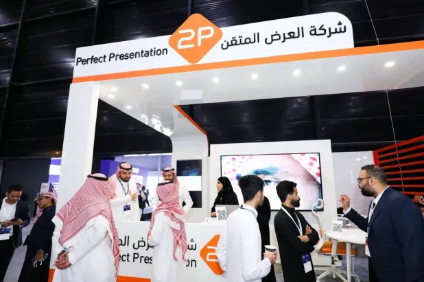 جناح «توبي» في منتدى «عالم تجربة العميل» بالرياض (حساب الشركة على «إكس»)