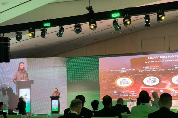 أشواق البابطين شاركت بعرض تفصيلي حول الرؤية المبتكرة لإستاد المربع الجديد (الشرق الأوسط)