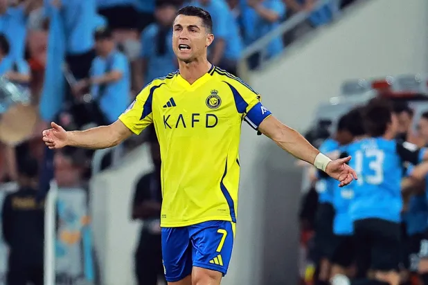 رونالدو احتجب في الليلة الكبيرة (رويترز)