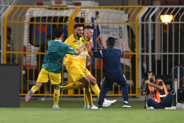 السومة تألق بهاتريك جديد في الدوري السعودي (تصوير: بشير صالح)