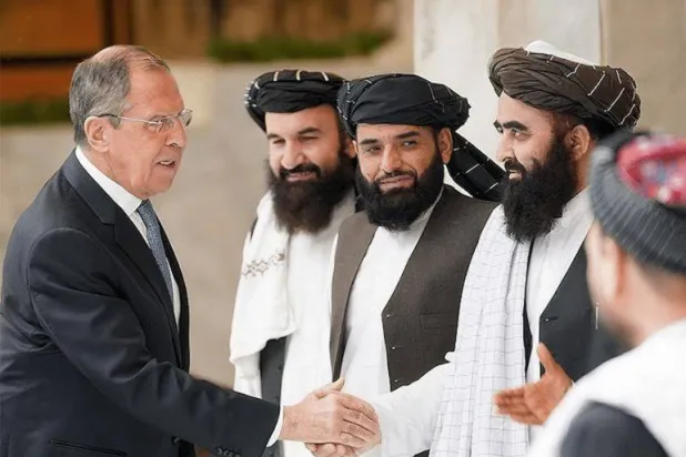 موسكو استقبلت وفوداً من حركة «طالبان» على مدار السنوات الماضية (وزارة الخارجية الروسية-أرشيف)