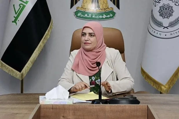 وزيرة المالية العراقية (وكالة الأنباء العراقية)