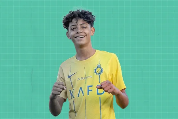 كريستيانو جونيور لاعب براعم النصر (نادي النصر)
