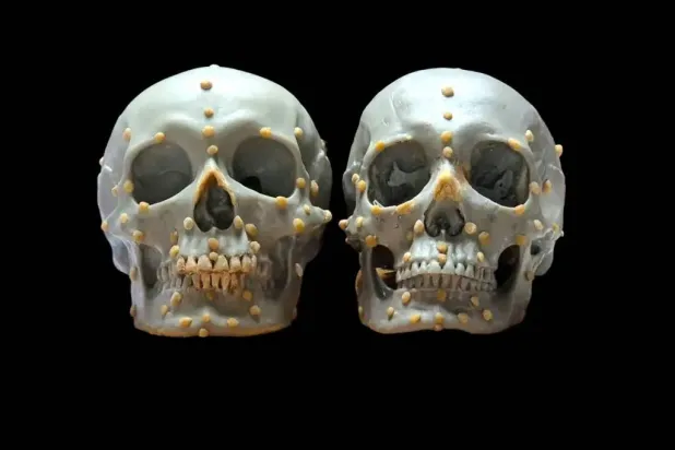 الجمجمة المُكتَشفة (مواقع التواصل)