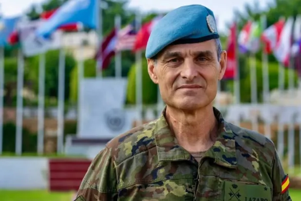 The head of the United Nations peacekeeping mission in Lebanon (UNIFIL) Lt. Gen. Aroldo Lázaro (UNIFIL)