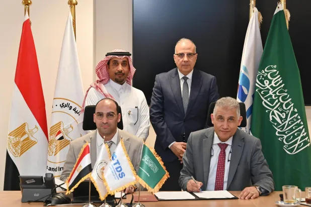 مراسم توقيع اتفاقية تعاون بين «الري المصرية» وشركة «حلول التقنية والتطوير» السعودية لتحديث نظم إدارة وتوزيع المياه في مصر (وزارة الموارد المائية والري)
